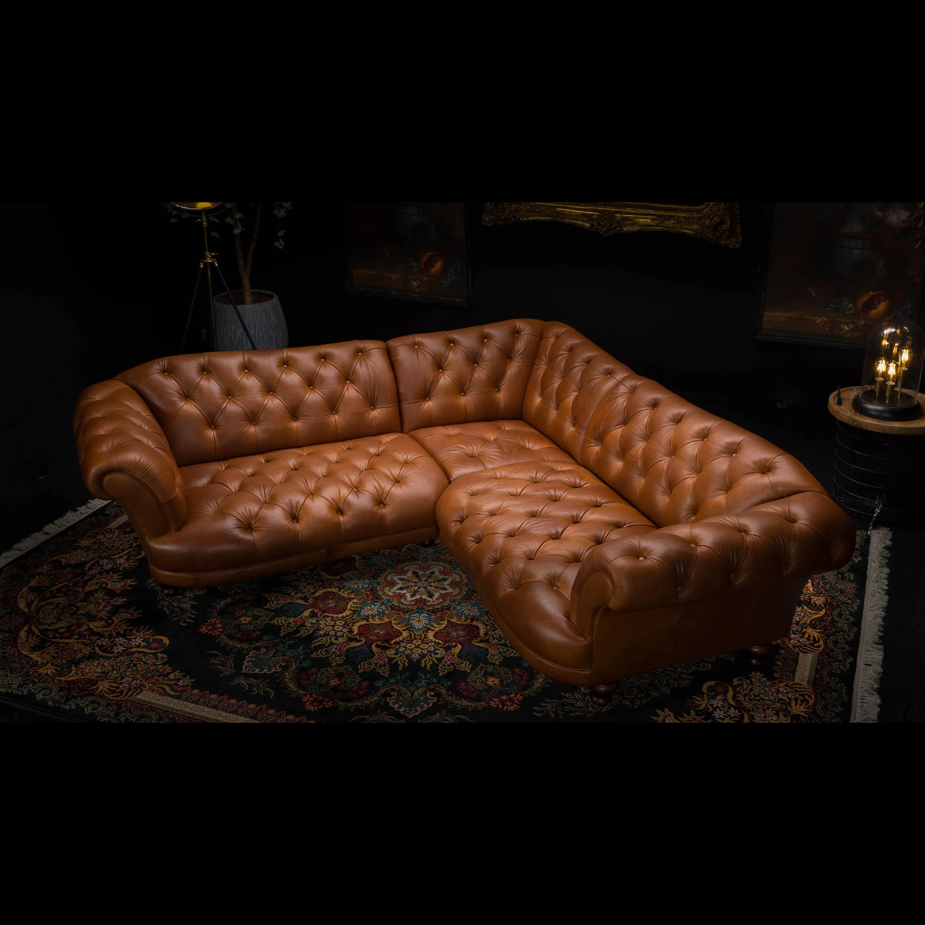 Oskar Chesterfield in Leather - Image 38
