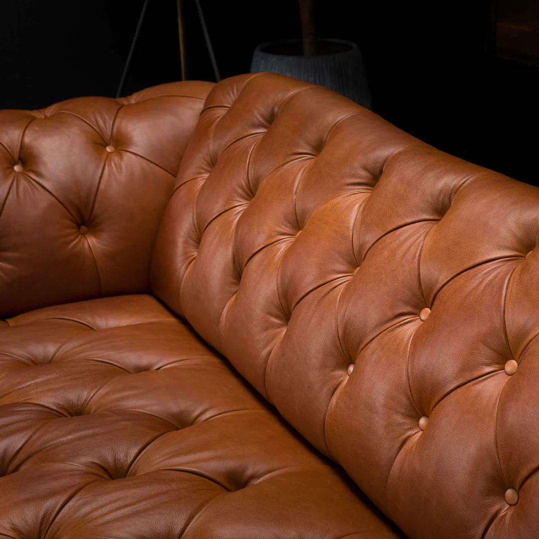 Oskar Chesterfield in Leather - Image 6
