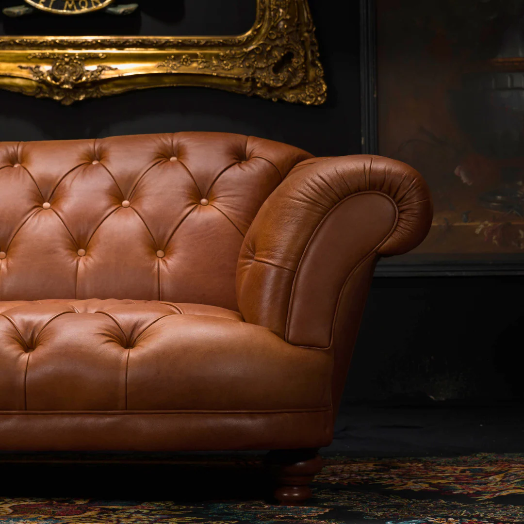 Oskar Chesterfield in Leather - Image 7
