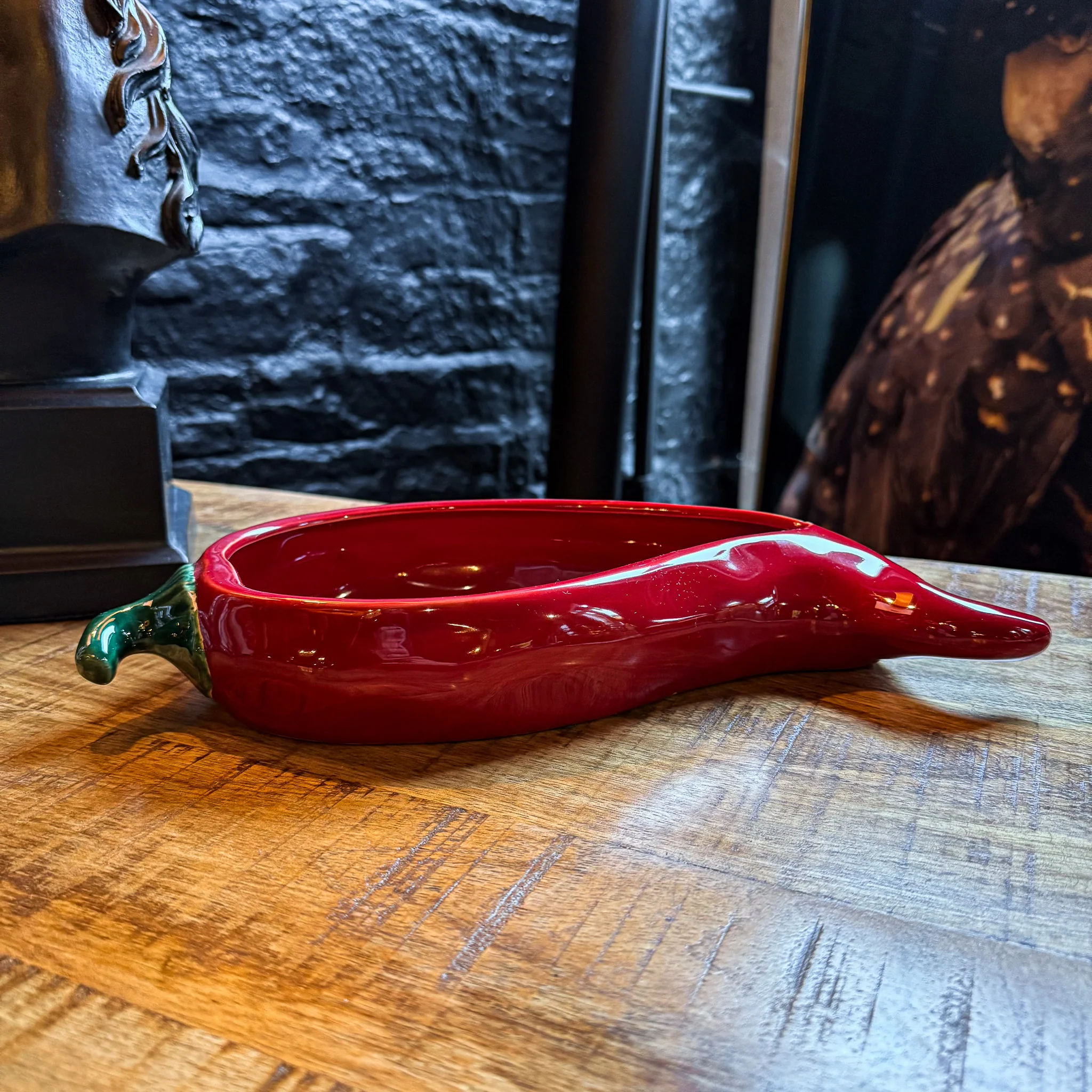 Red Chilli Pepper Serving Dish - Image 3