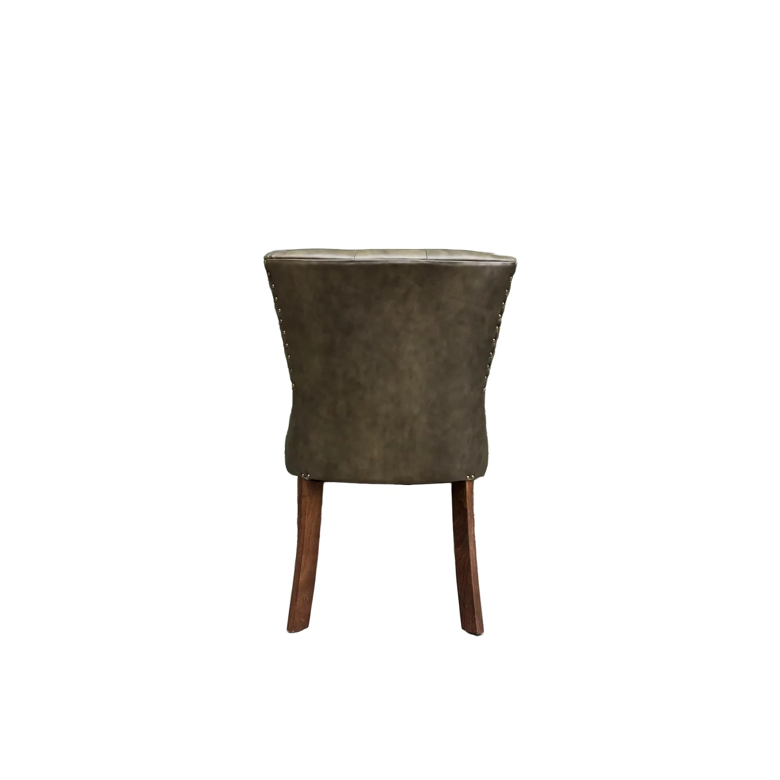 Riley Chesterfield Dining Chair in Leather - New - Image 19