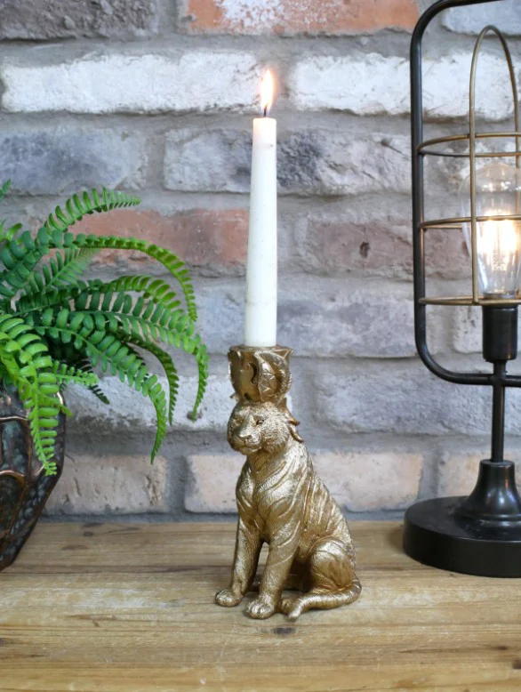 Sitting Tiger Candle Holder - Clearance - Image 5