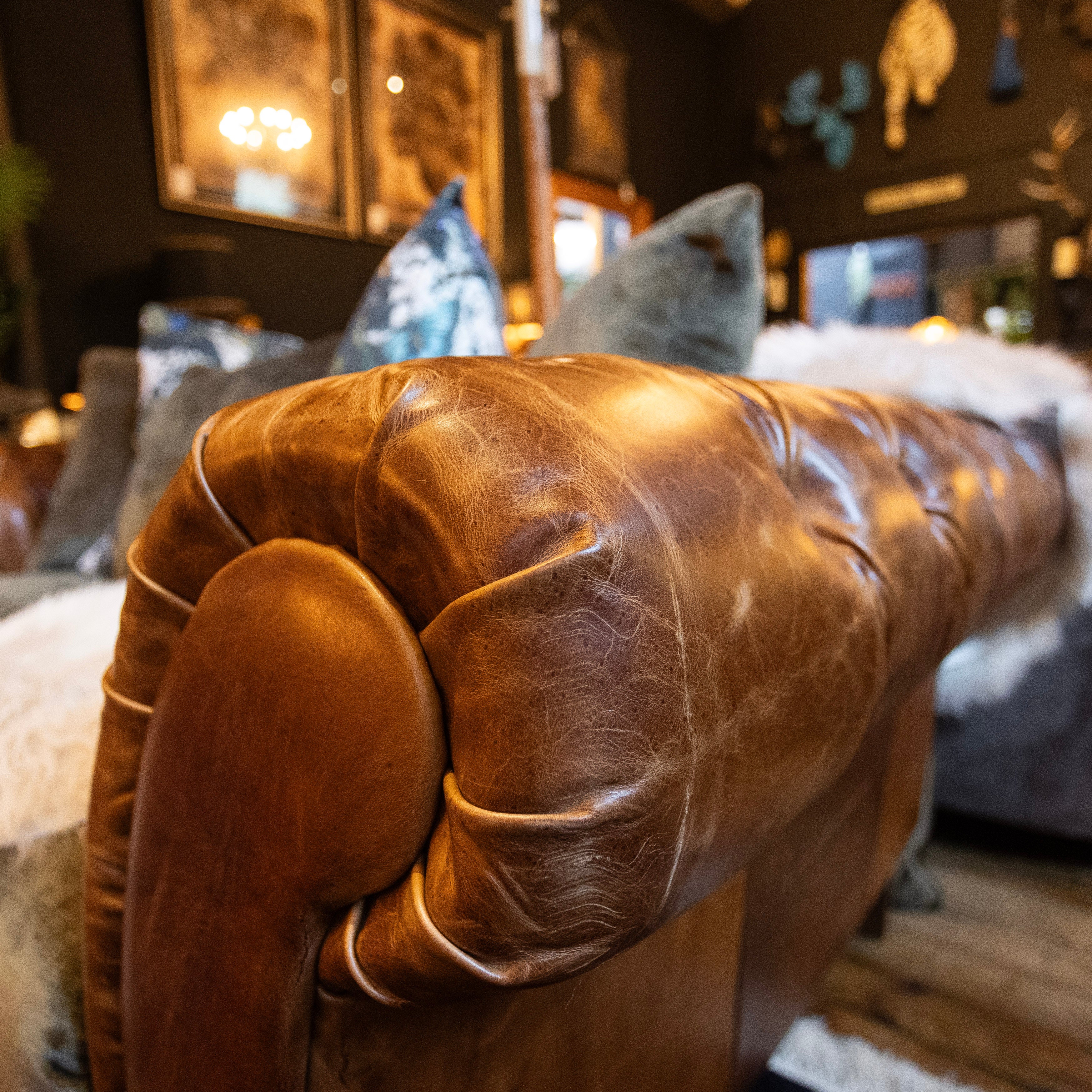 Theodore in Saddle Tan & Derwent Olive Velvet - Image 12