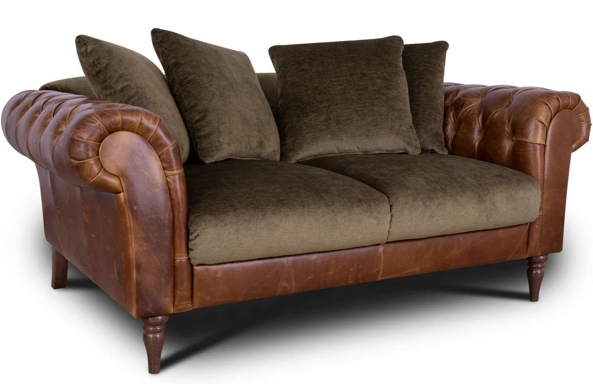 Theodore in Saddle Tan & Derwent Olive Velvet - Image 16