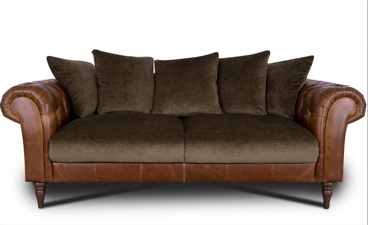 Theodore in Saddle Tan & Derwent Olive Velvet - Image 23