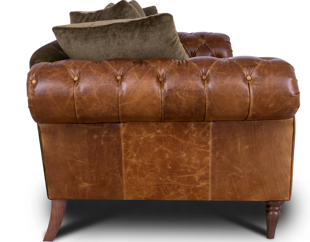 Theodore in Saddle Tan & Derwent Olive Velvet - Image 25