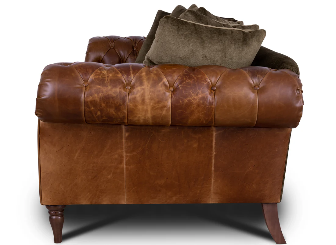 Theodore in Saddle Tan & Derwent Olive Velvet - Image 31