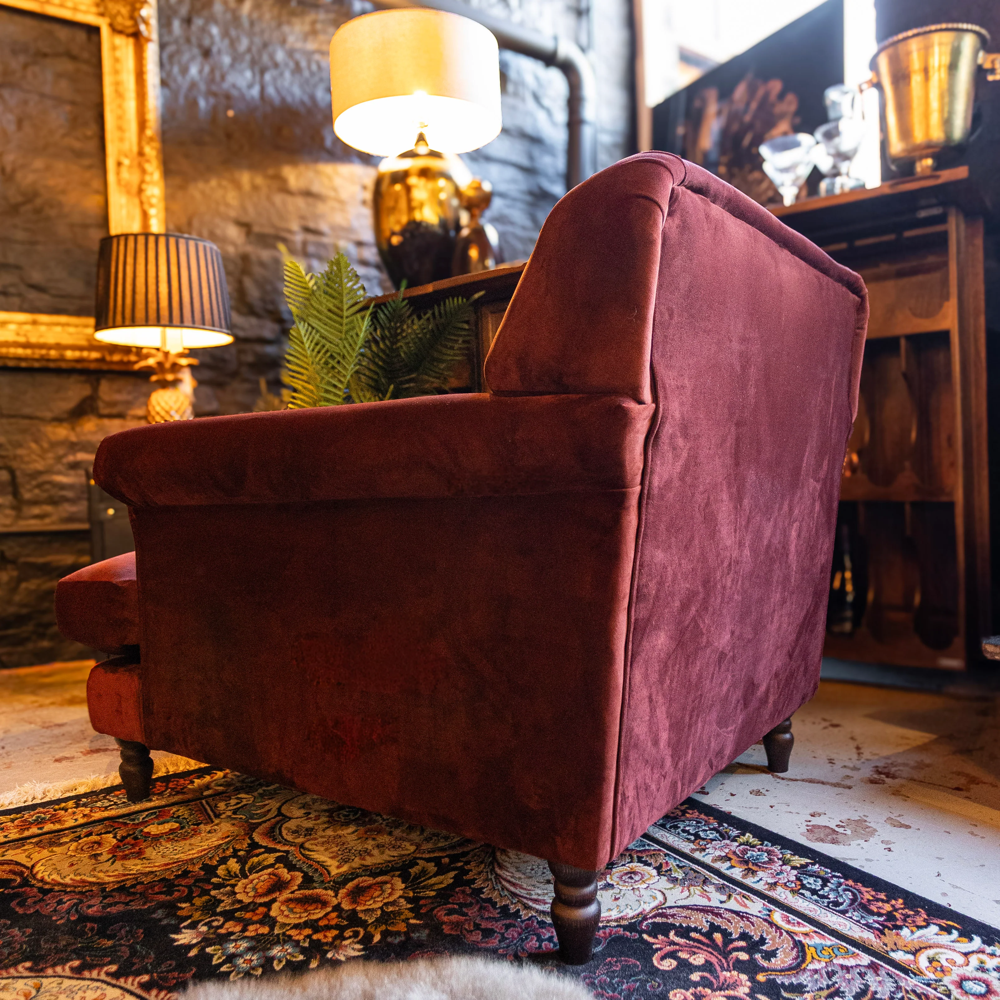 Truffle Armchair in Plush Velvet - Image 10