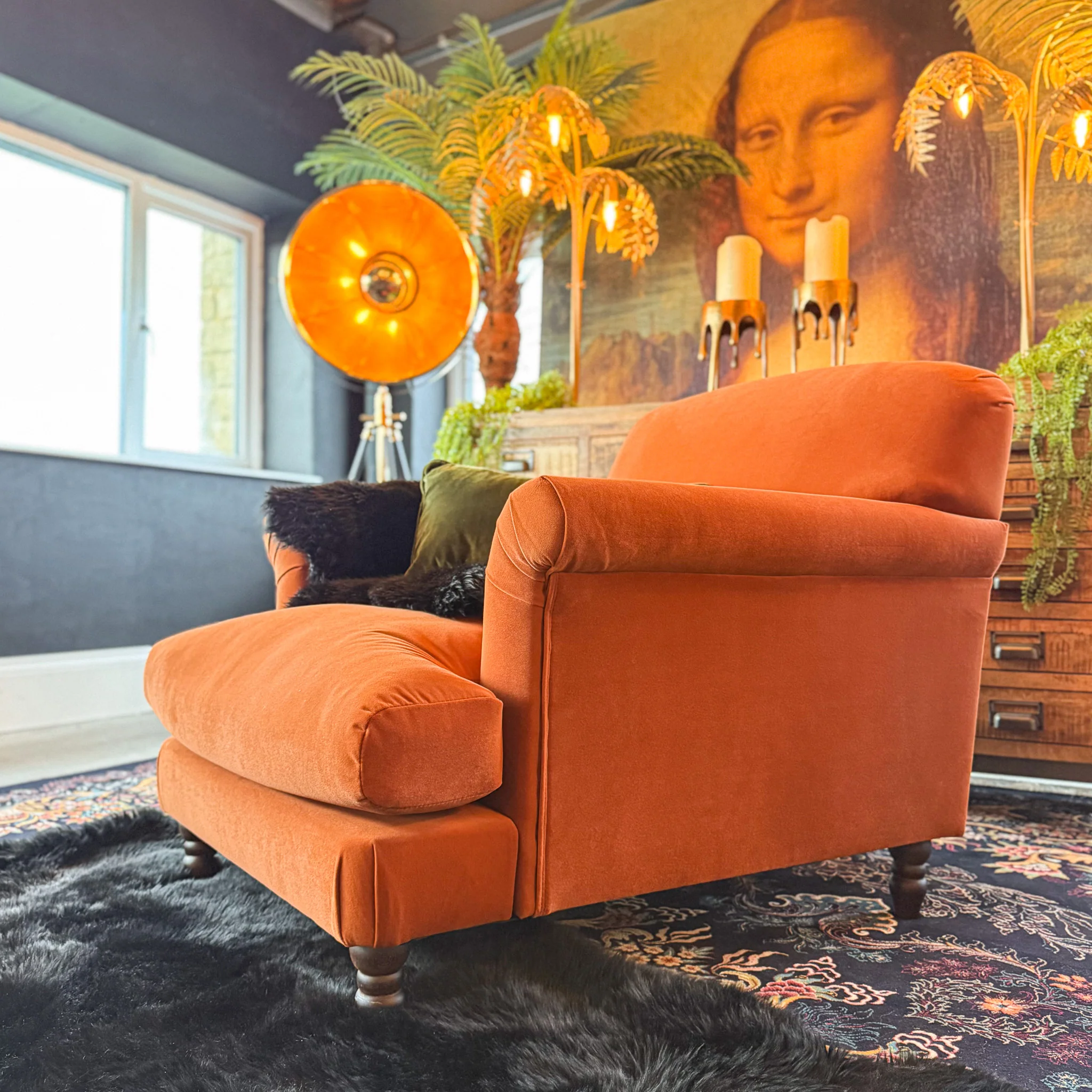 Truffle Armchair in Royal Velvet - Image 20