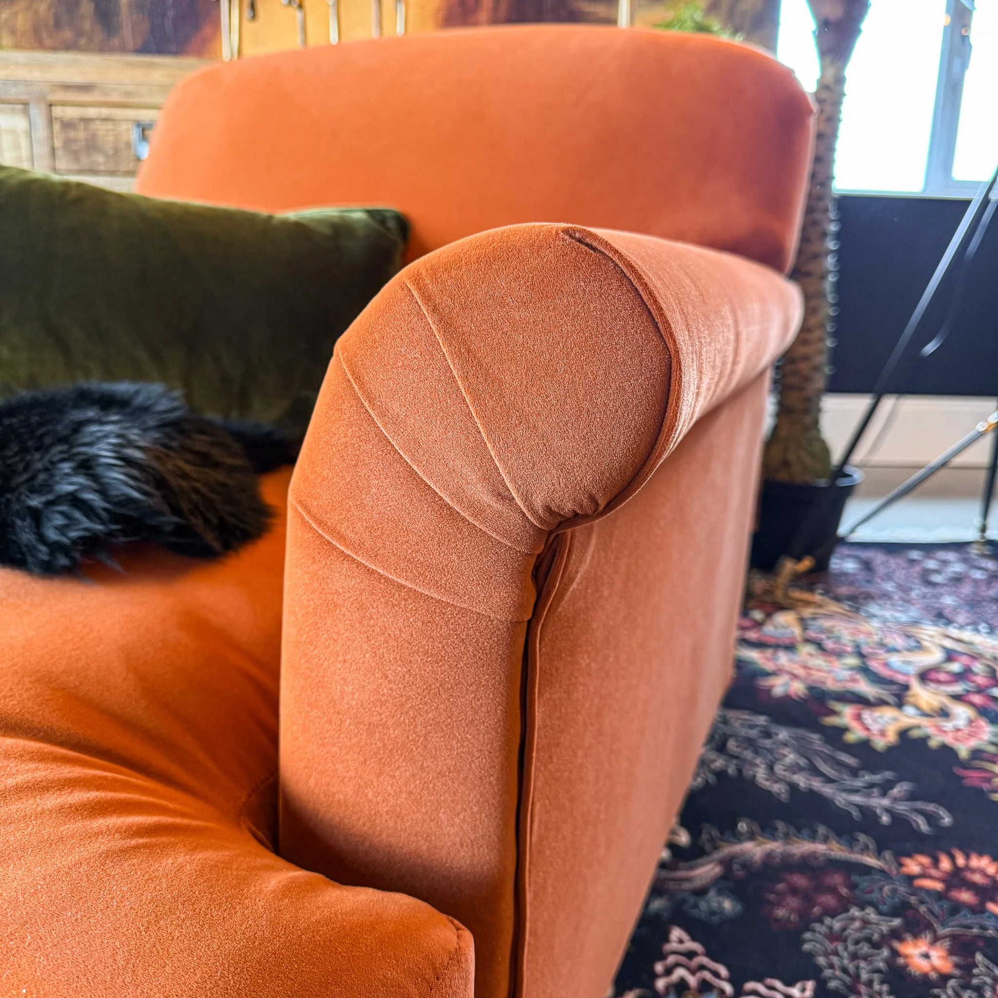 Truffle Armchair in Royal Velvet - Image 22