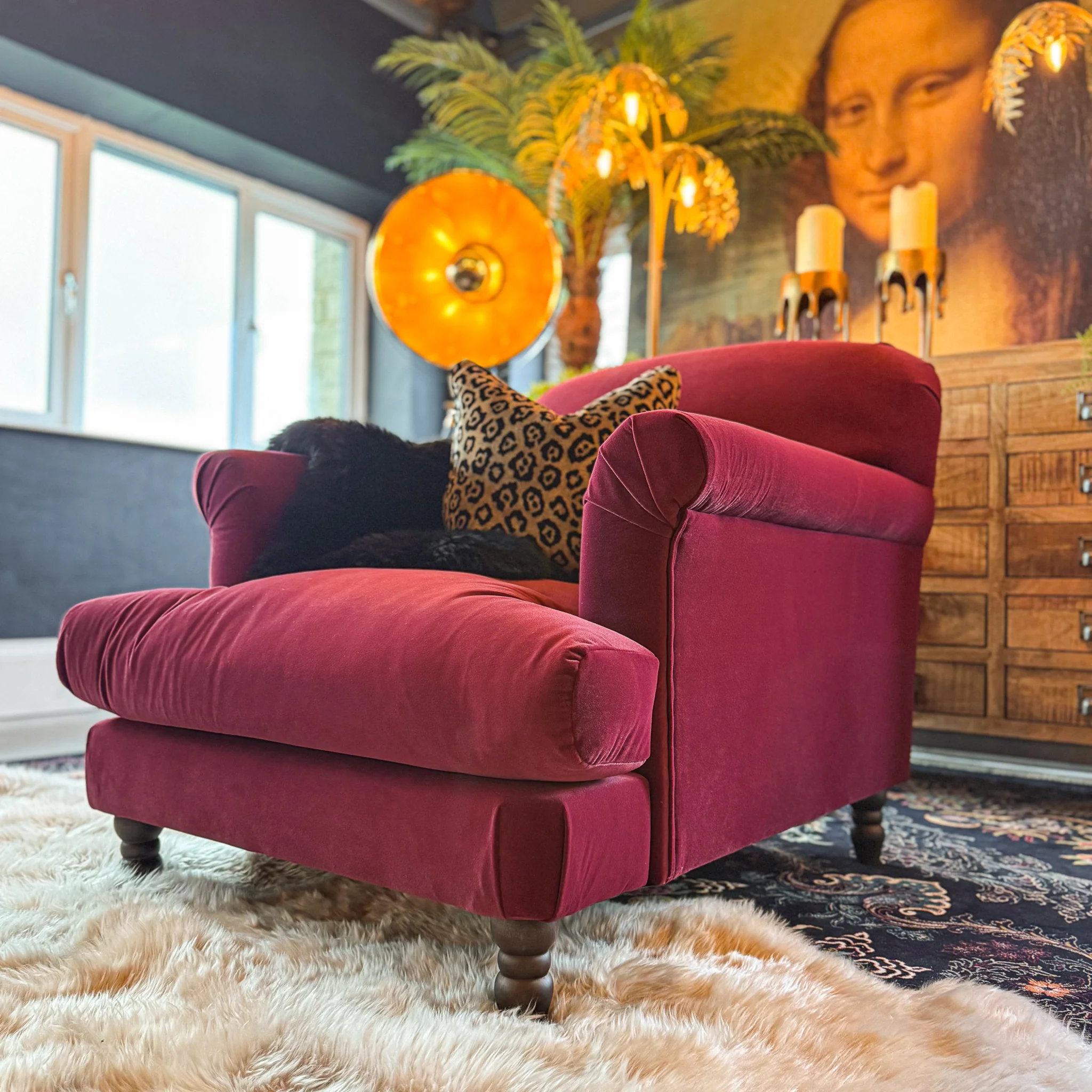 Truffle Armchair in Royal Velvet - Image 27