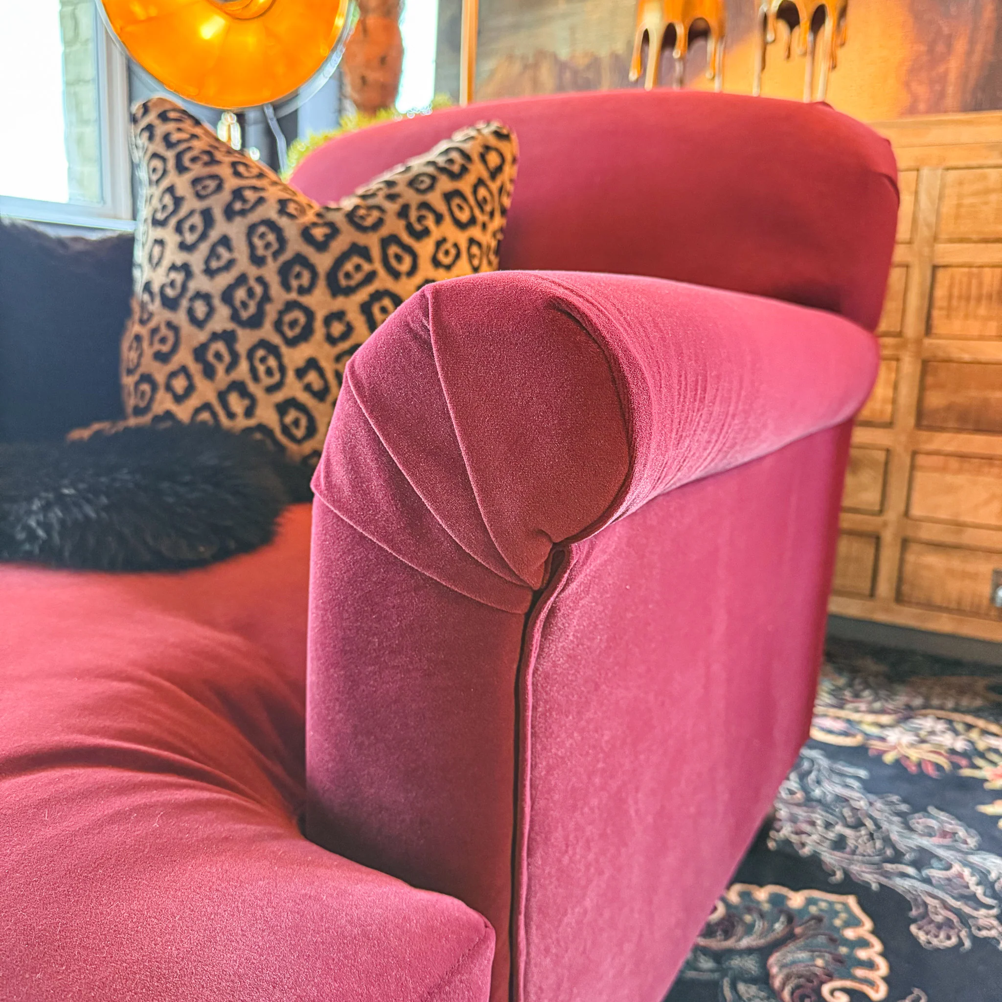 Truffle Armchair in Royal Velvet - Image 31