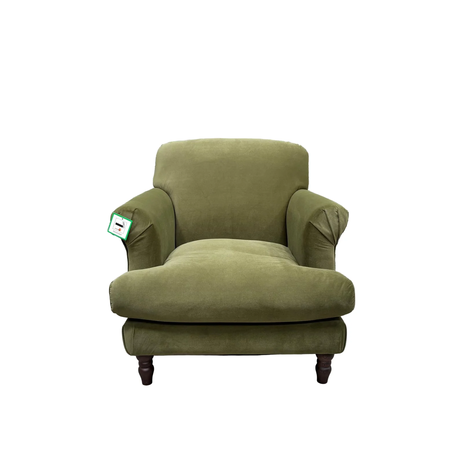 Truffle Armchair in Royal Velvet - Image 6