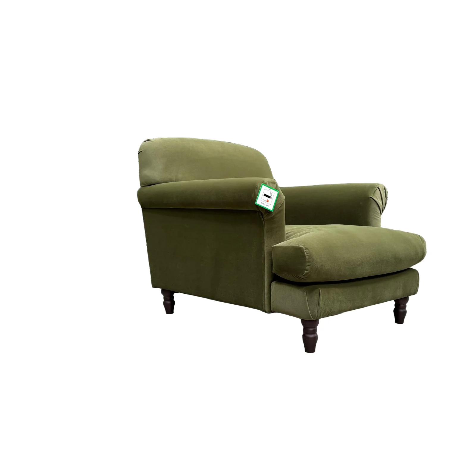 Truffle Armchair in Royal Velvet - Image 8