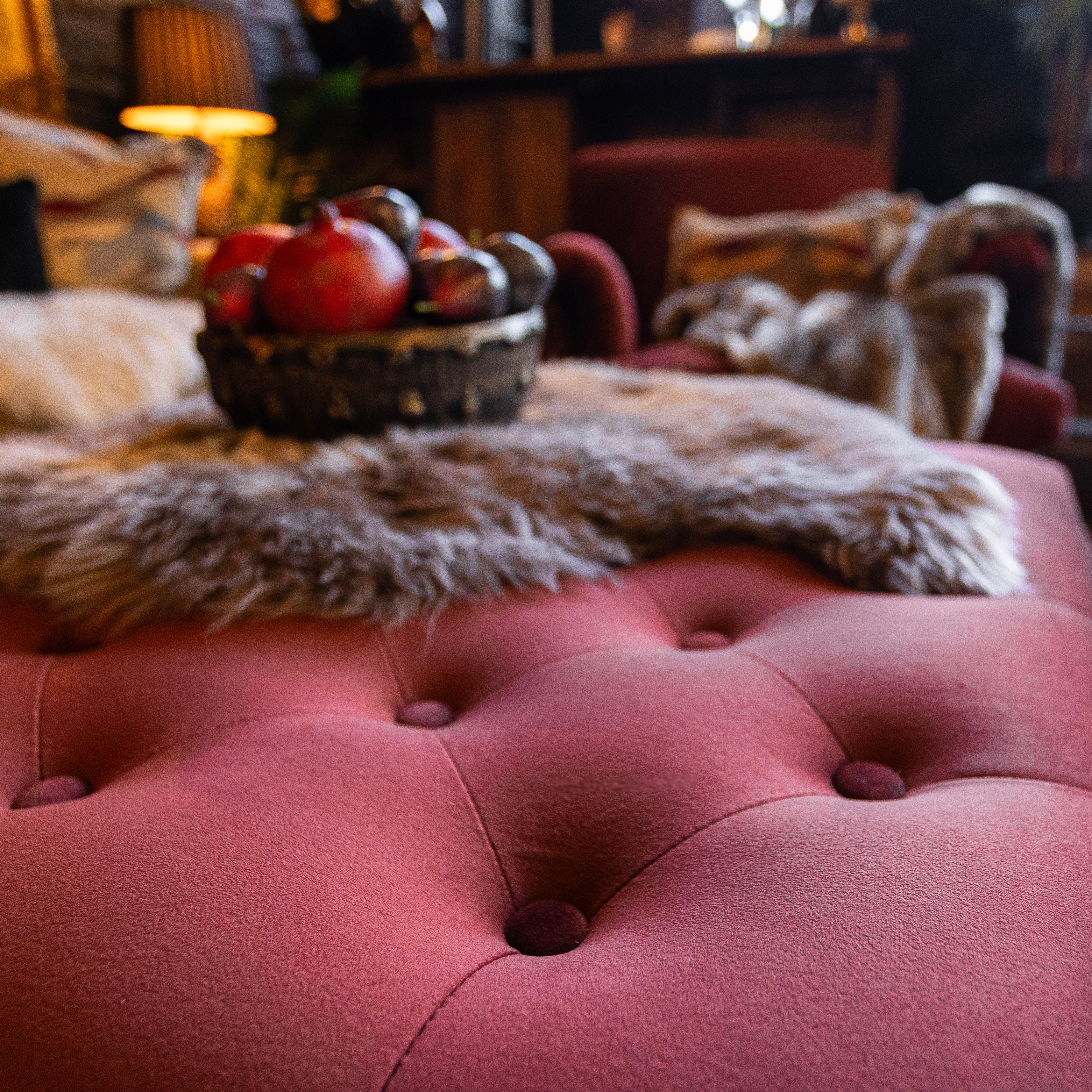 Truffle Storage Footstool in Plush Velvet - Image 6