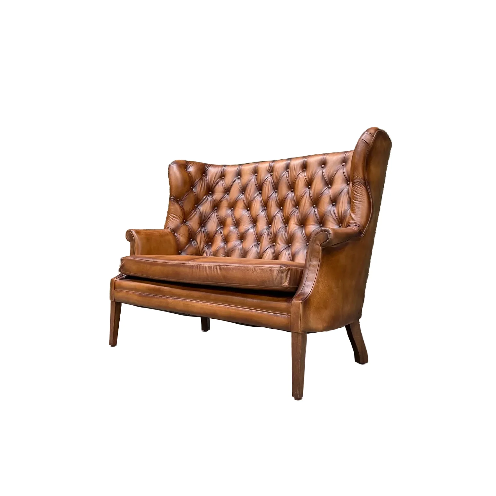 Whitmore Chesterfield in Hand Antiqued Buffalo Leather - (Various Sizes) - Factory Seconds - Image 5