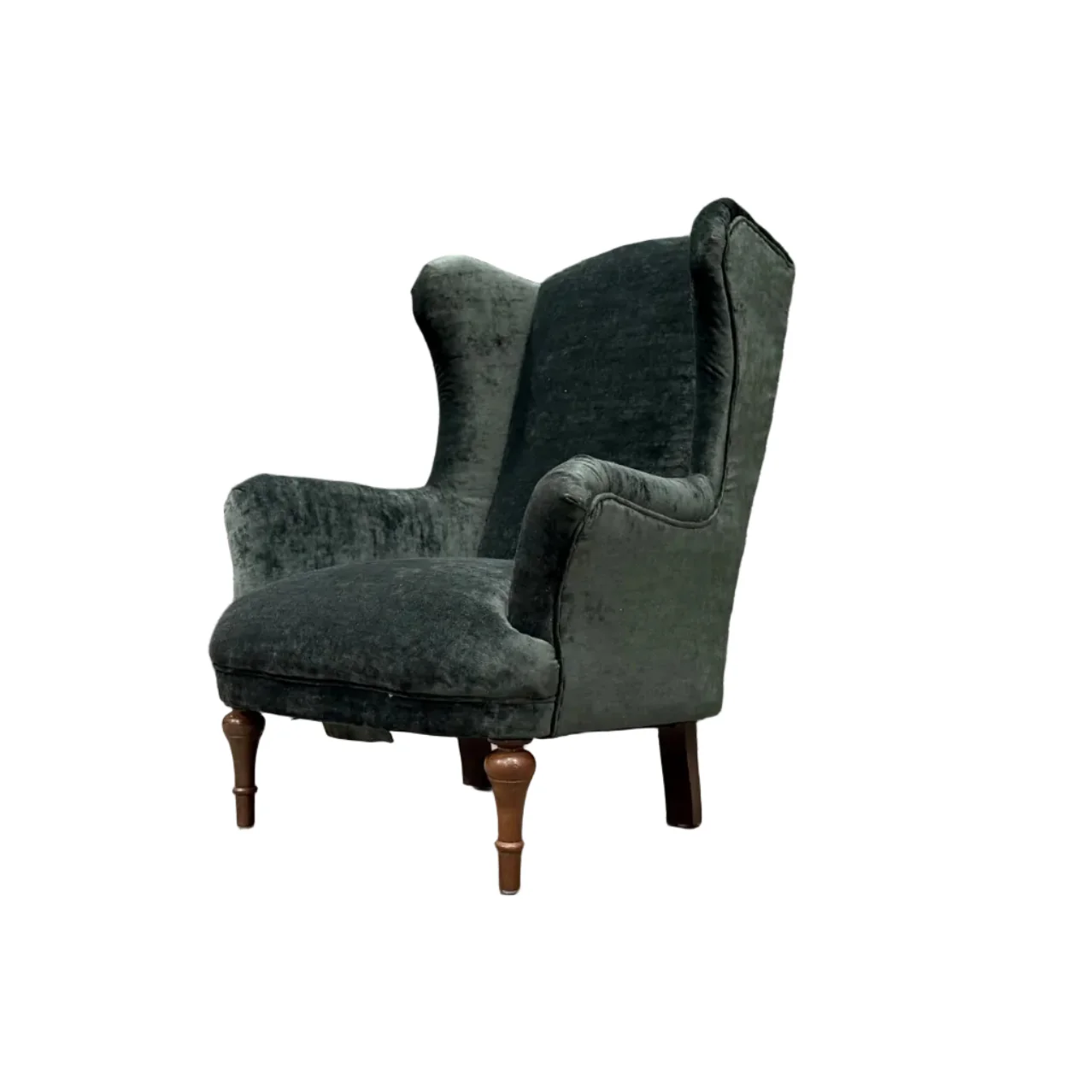 Winston Wingback Accent Chair in Sunshine Velvet - Image 17