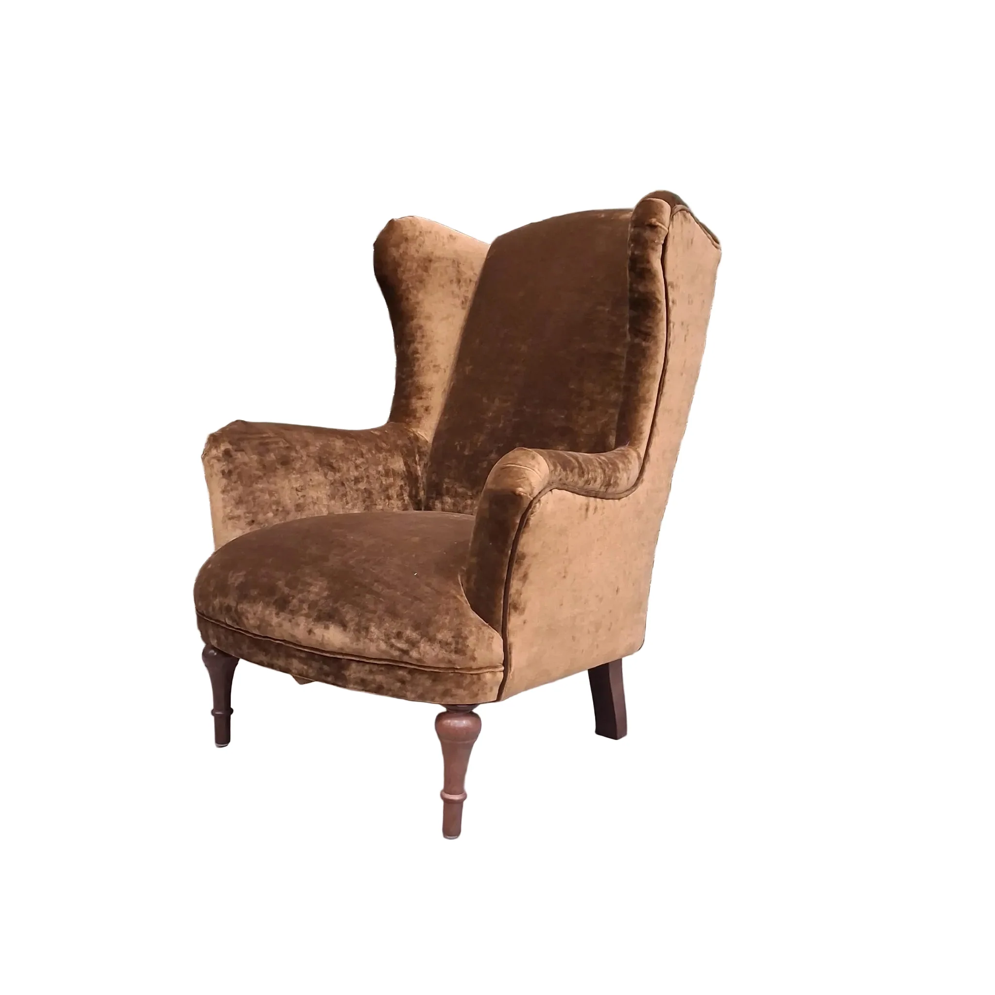 Winston Wingback Accent Chair in Sunshine Velvet - Image 27